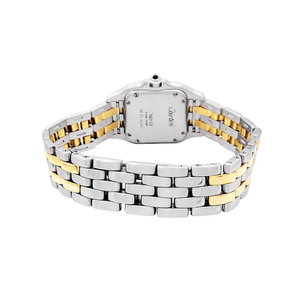 Watch Cartier, "Panthère", steel and yellow gold.