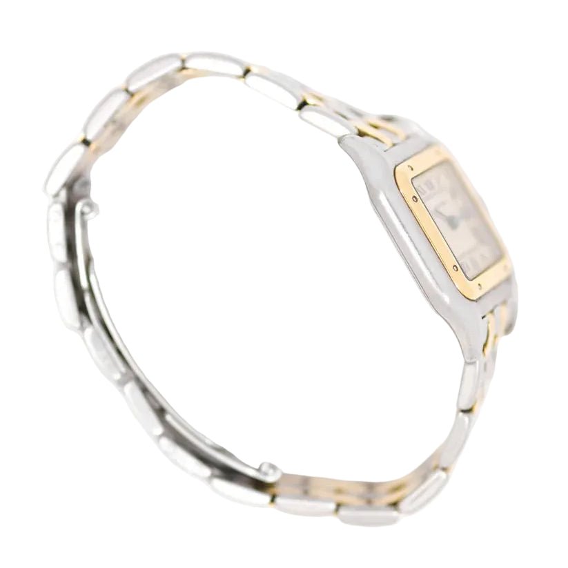 Montre CARTIER "Panthère" en or jaune et acier - Castafiore
