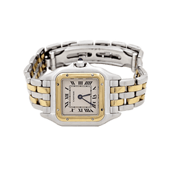 Watch Cartier, "Panthère", steel and yellow gold.