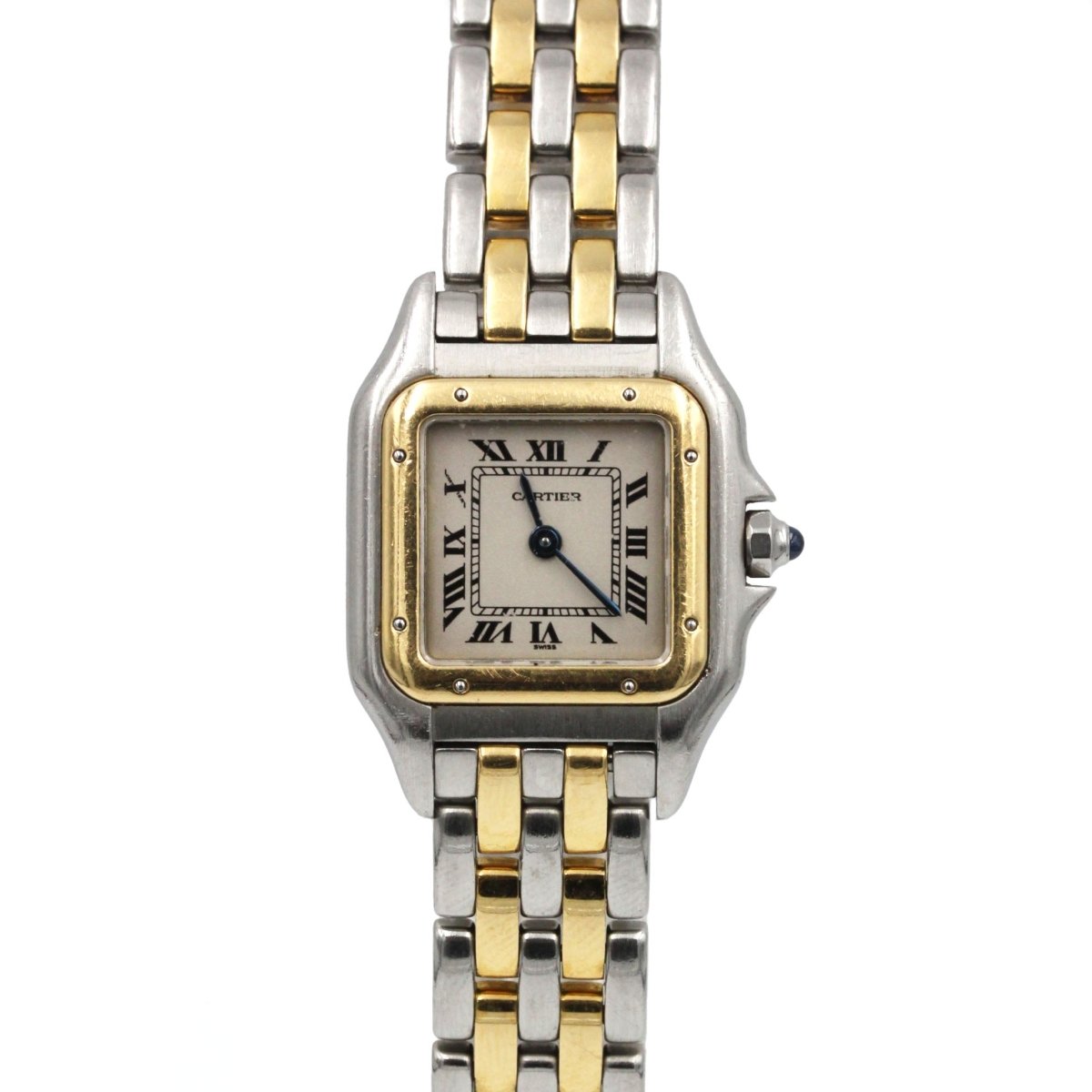Montre CARTIER "Panthère" en or jaune et acier - Castafiore