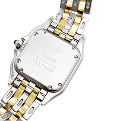 Watch Cartier, "Panthère", steel and yellow gold.