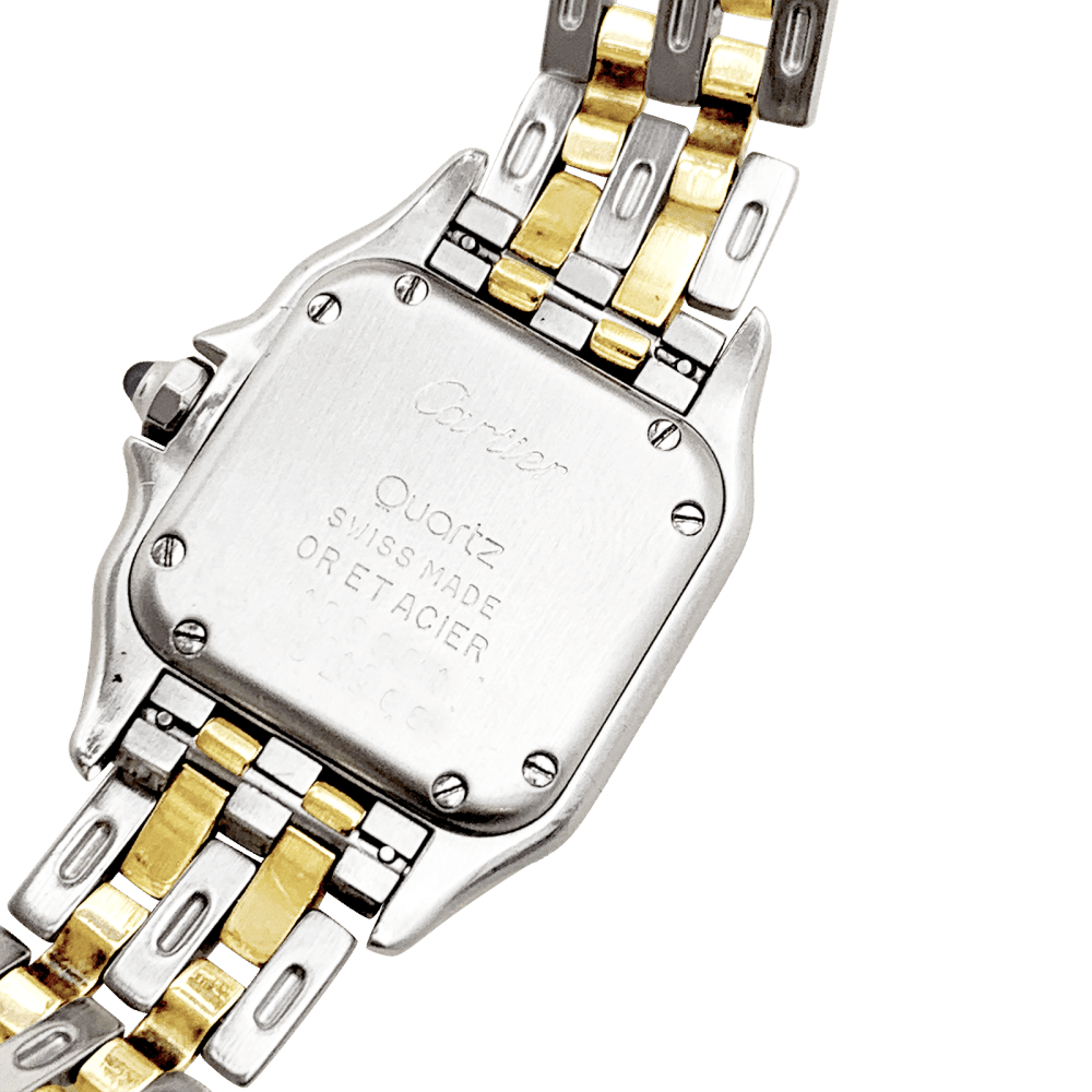 Watch Cartier, "Panthère", steel and yellow gold.