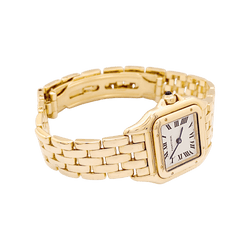 Montre CARTIER "Panthère" en or jaune et acier - Castafiore