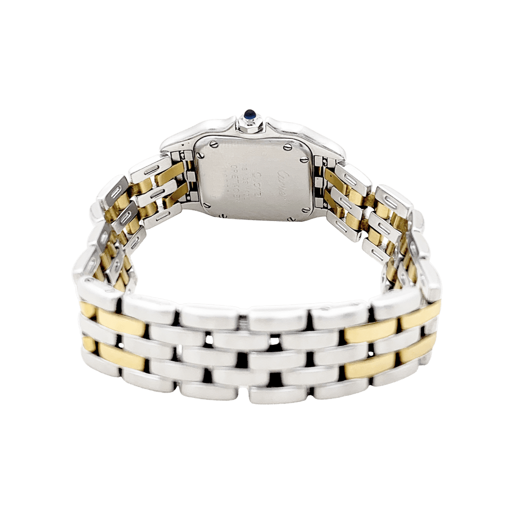 Watch Cartier, "Panthère", steel and yellow gold.