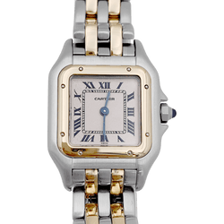 Montre CARTIER "Panthère" en or jaune et acier - Castafiore