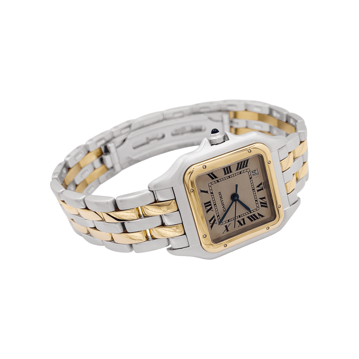 Montre CARTIER "Panthère" en or jaune et acier - Castafiore