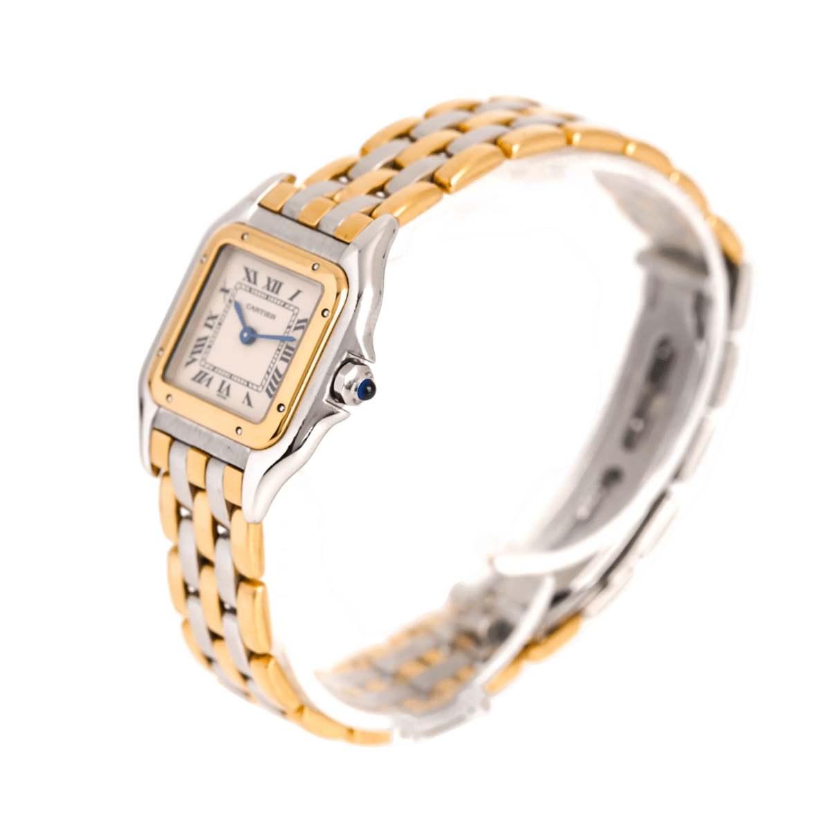 Montre CARTIER "Panthère" en or jaune et acier - Castafiore