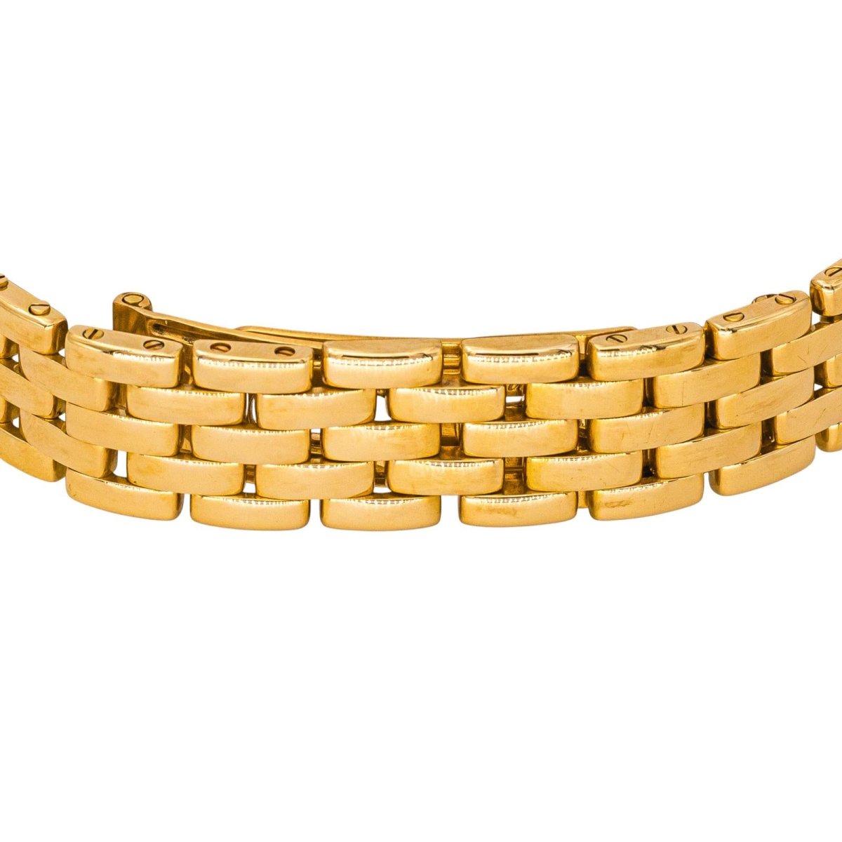 Montre CARTIER "Panthère" en or jaune et quartz - Castafiore