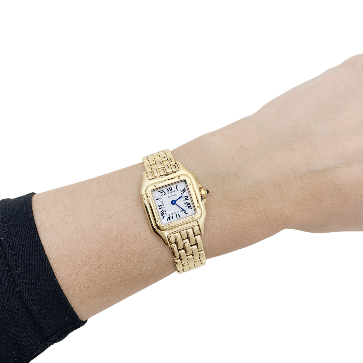 Montre Cartier "Panthère" or jaune. - Castafiore