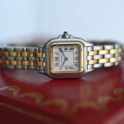 Montre Cartier Panthère PM 2 rangs - Castafiore