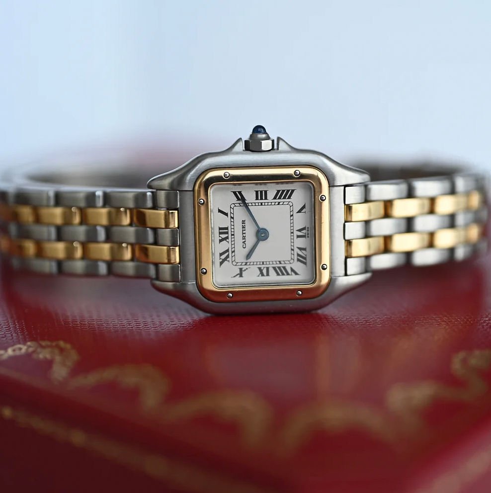 Montre Cartier Panthère PM 2 rangs - Castafiore