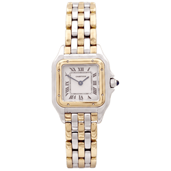 Montre CARTIER "Panthère" PM en or jaune et acier - Castafiore