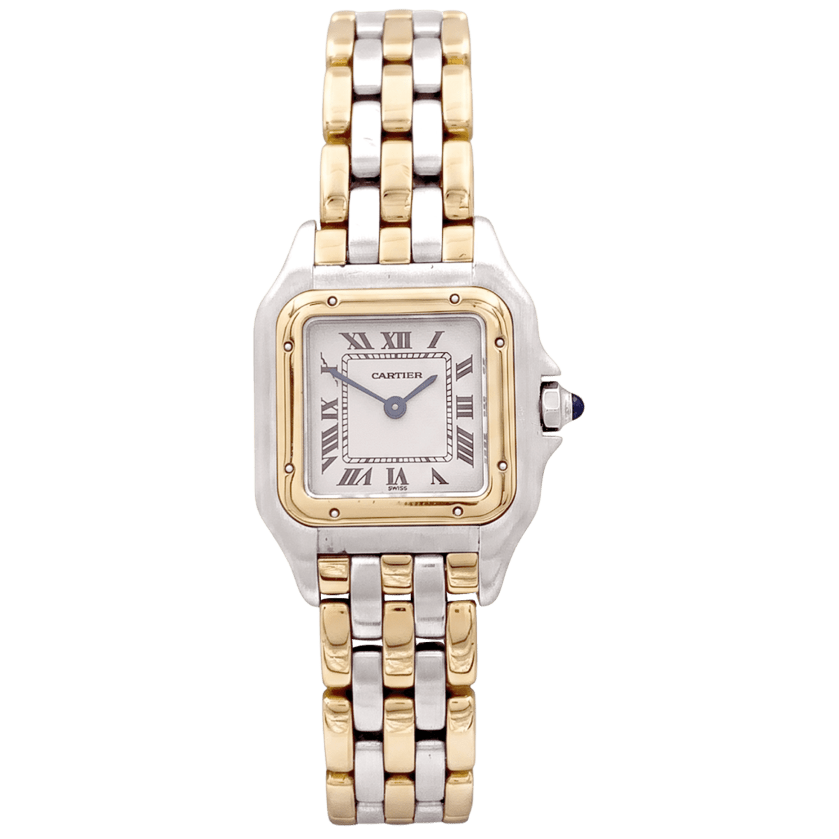 Montre CARTIER "Panthère" PM en or jaune et acier - Castafiore