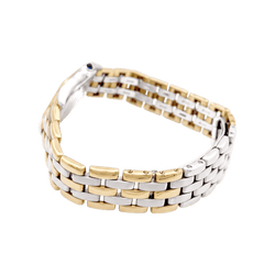 Montre CARTIER "Panthère" PM en or jaune et acier - Castafiore