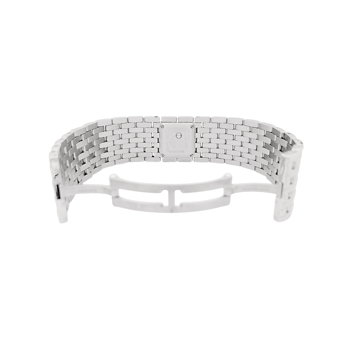 Montre CARTIER "Panthère ruban" en acier et nacre - Castafiore