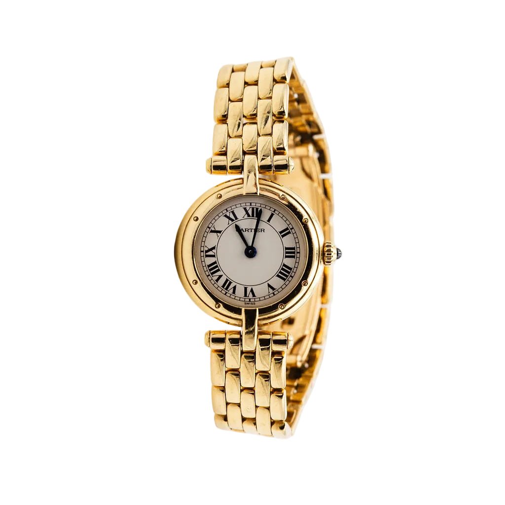 Montre CARTIER "Panthère Vendôme" en or jaune et quartz - Castafiore