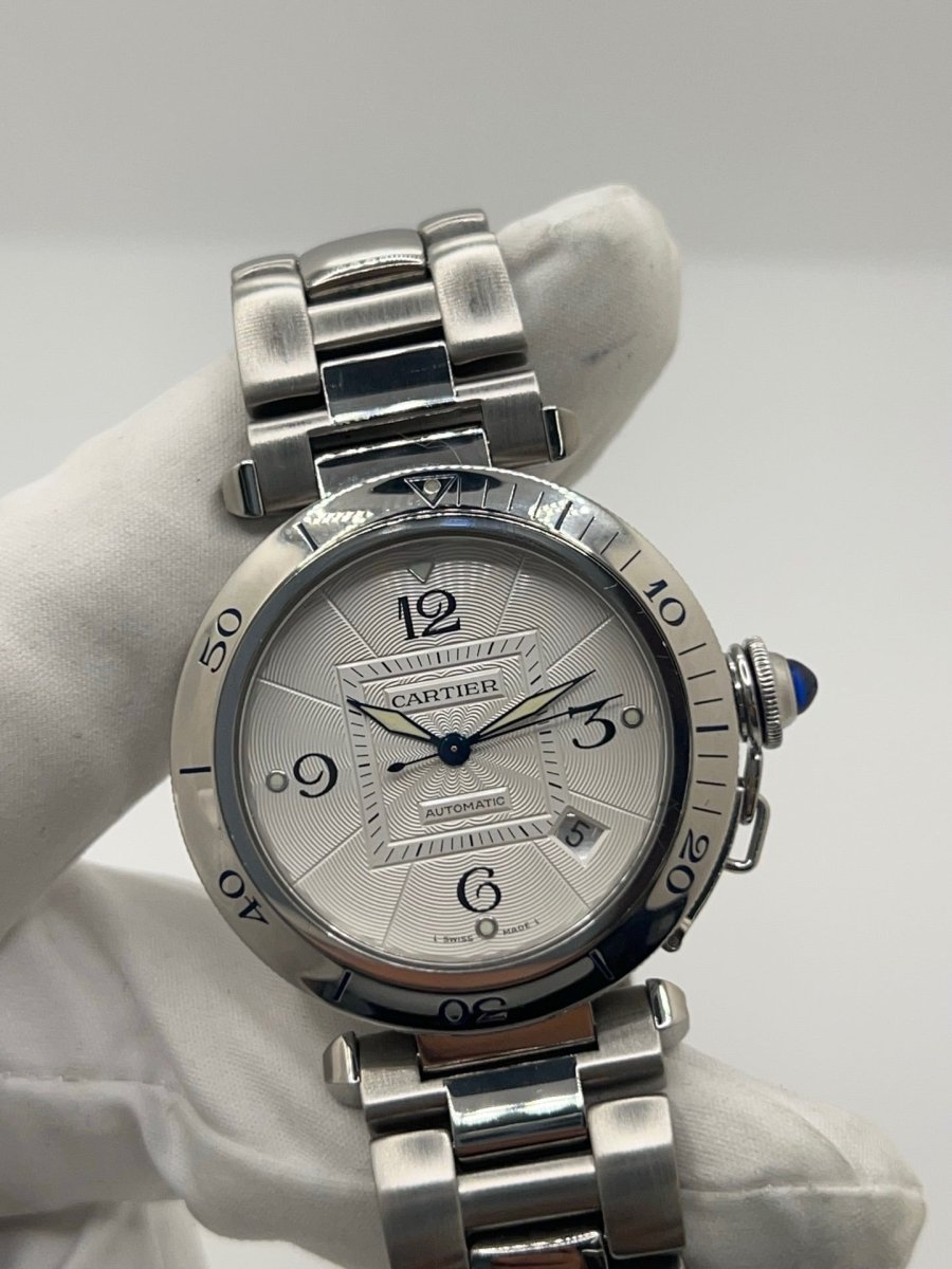 Montre CARTIER "Pascha" en acier - Castafiore