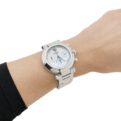 Montre Cartier "Pasha" acier. - Castafiore