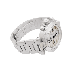Montre Cartier "Pasha" acier. - Castafiore