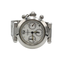 Montre CARTIER "Pasha C" en acier - Castafiore