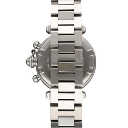 Montre Cartier Pasha Chronographe (ref: 2412) en acier automatique 36 mm ver 2010. - Castafiore
