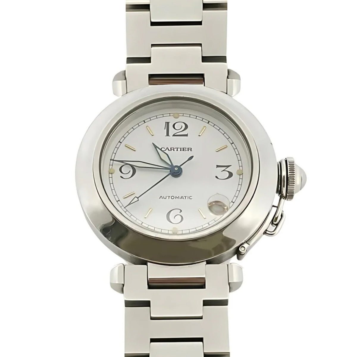 Montre CARTIER "Pasha" en acier - Castafiore