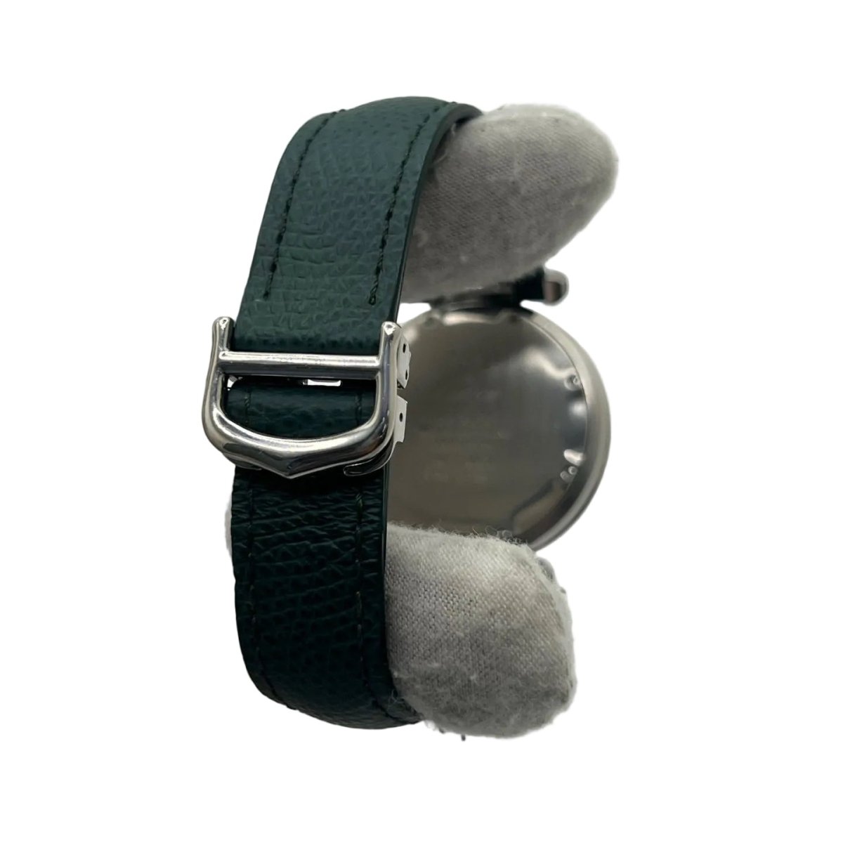 Montre CARTIER "Pasha" en acier et cuir - Castafiore