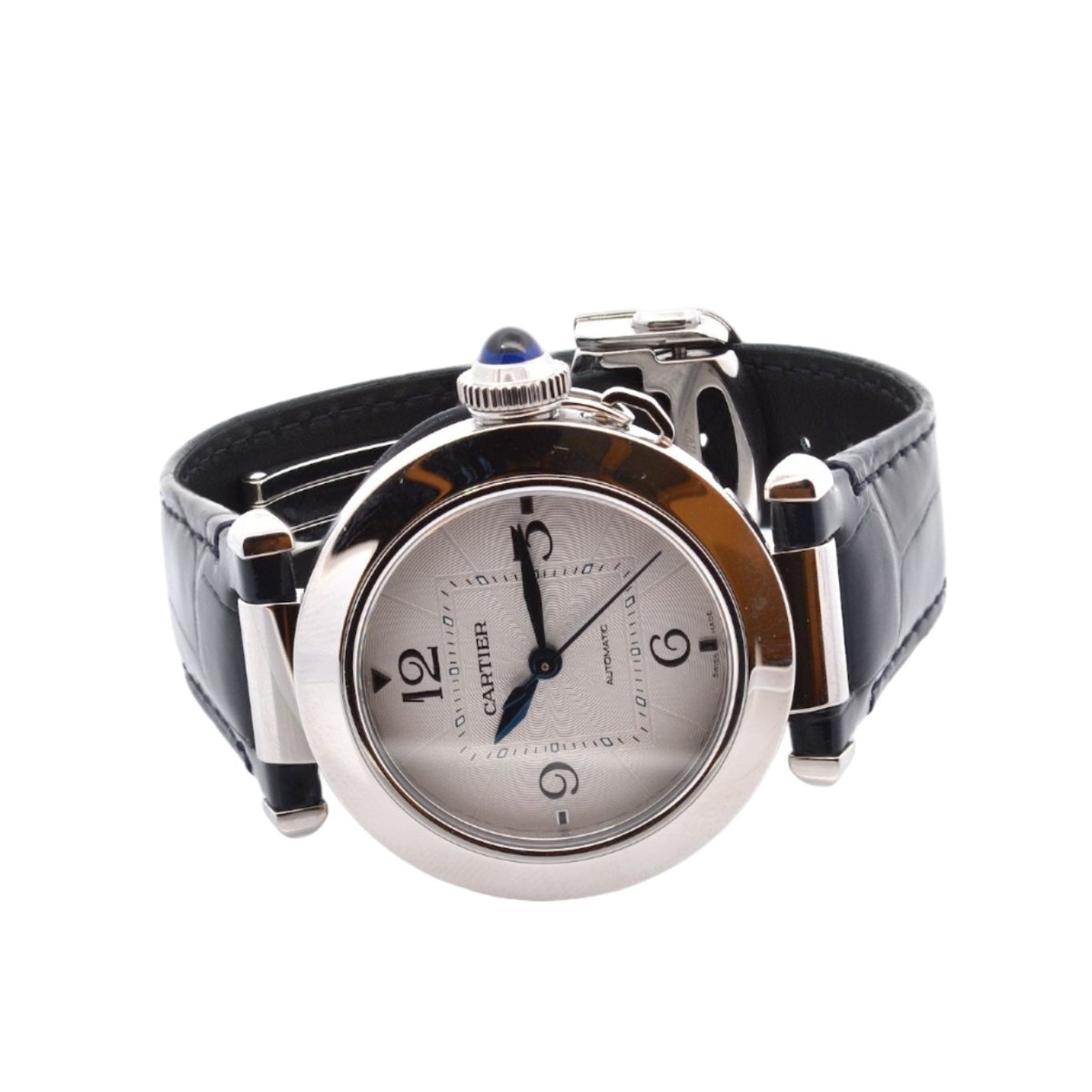 Montre CARTIER "Pasha" en cuir - Castafiore