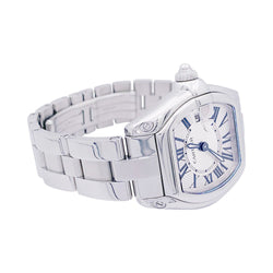 Montre Cartier, "Roadster", acier sur acier. - Castafiore