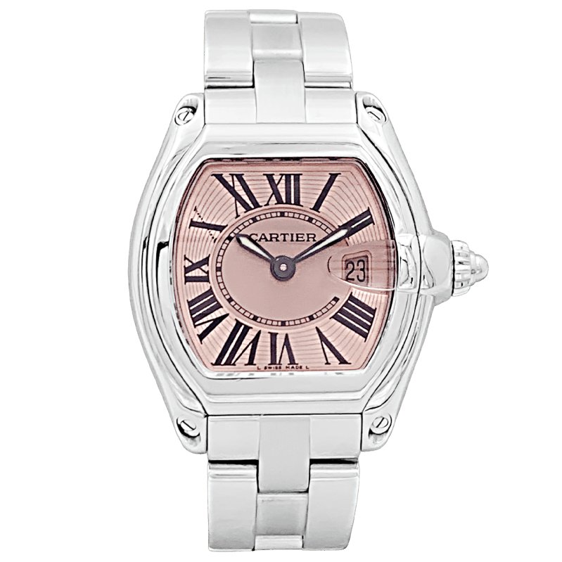 Watch Cartier, "Roadster", steel.