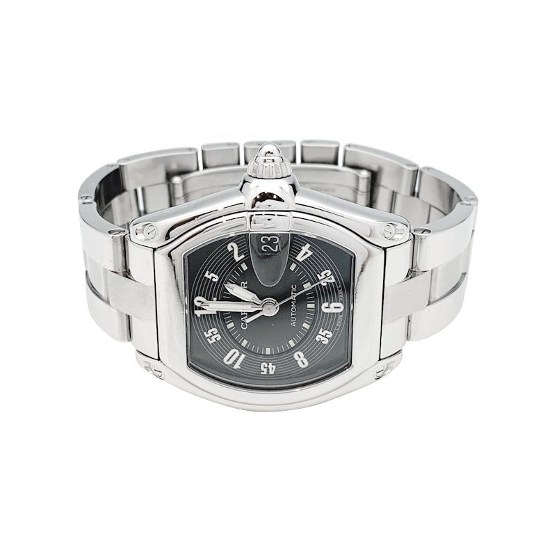 Montre Cartier Roadster en acier. - Castafiore