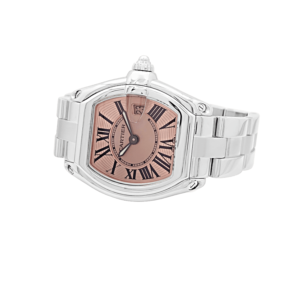 Watch Cartier, "Roadster", steel.