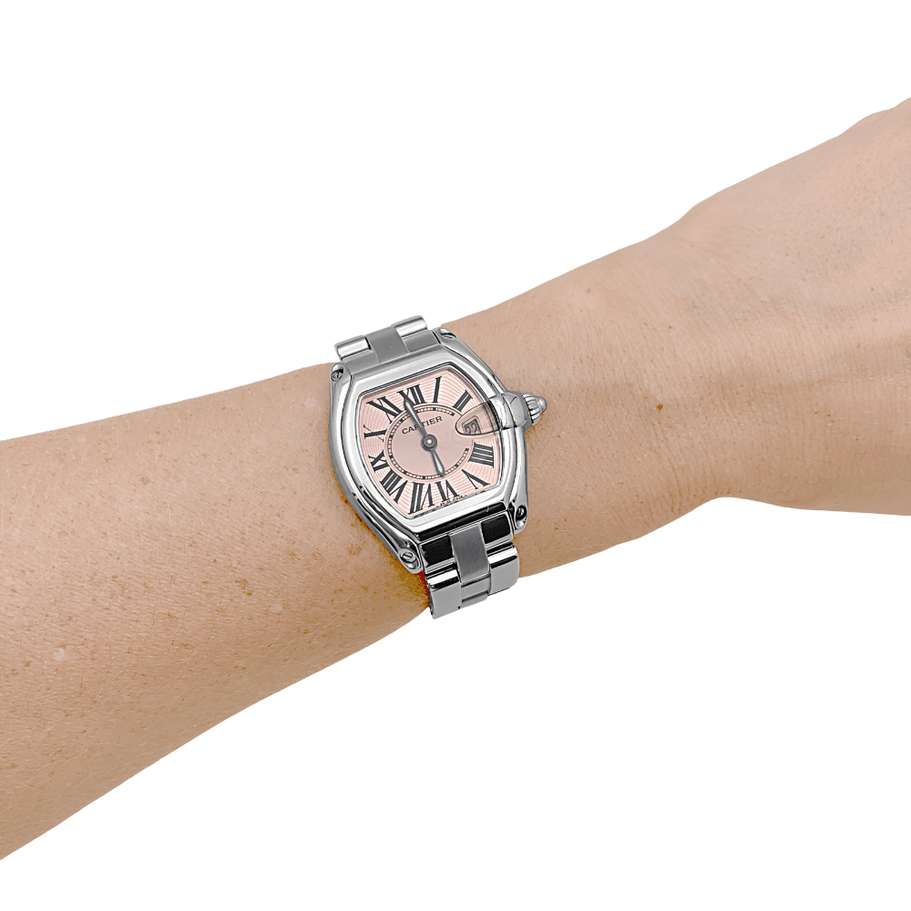 Watch Cartier, "Roadster", steel.