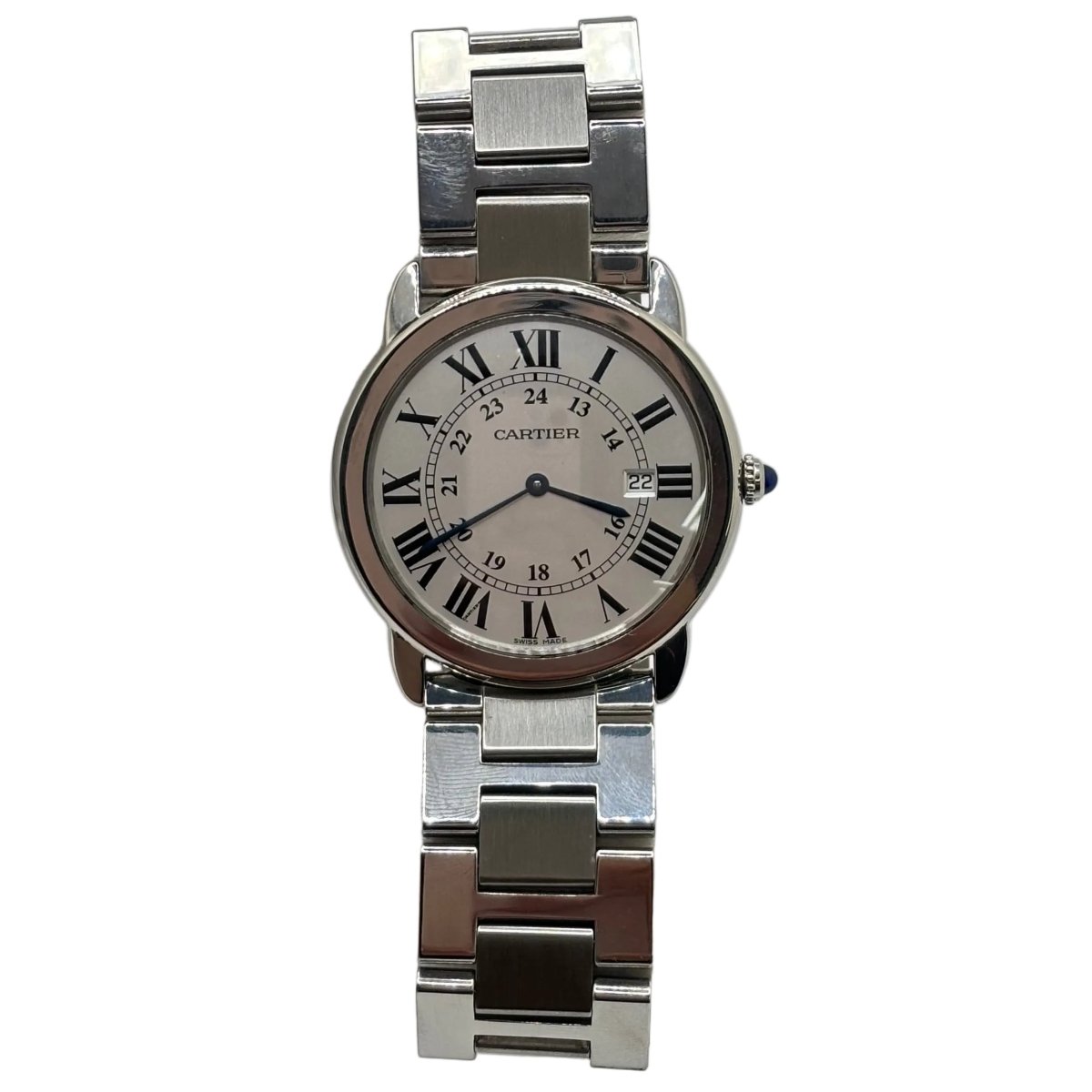 Montre CARTIER "Ronde Solo" en acier - Castafiore