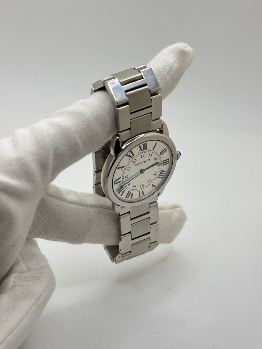 Montre CARTIER "Ronde Solo" en acier - Castafiore
