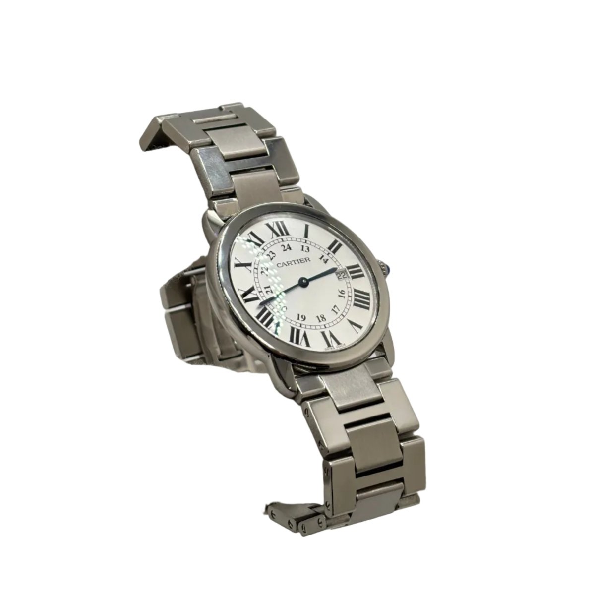 Montre CARTIER "Ronde Solo" en acier - Castafiore