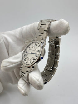 Montre CARTIER "Ronde Solo" en acier - Castafiore