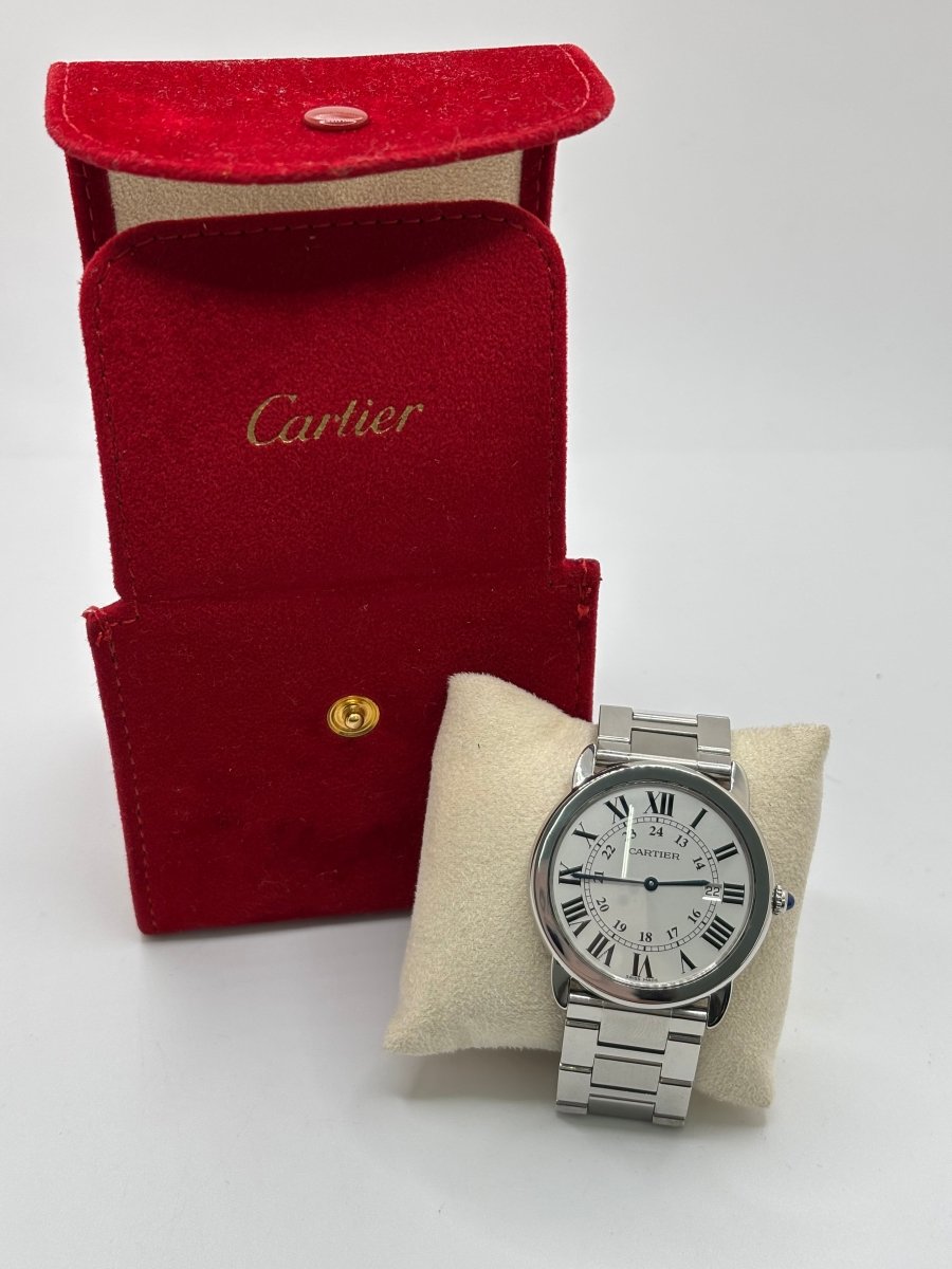 Montre CARTIER Ronde Solo en acier