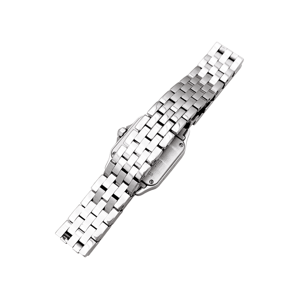 Watch Cartier, "Santos Demoiselle" in steel.