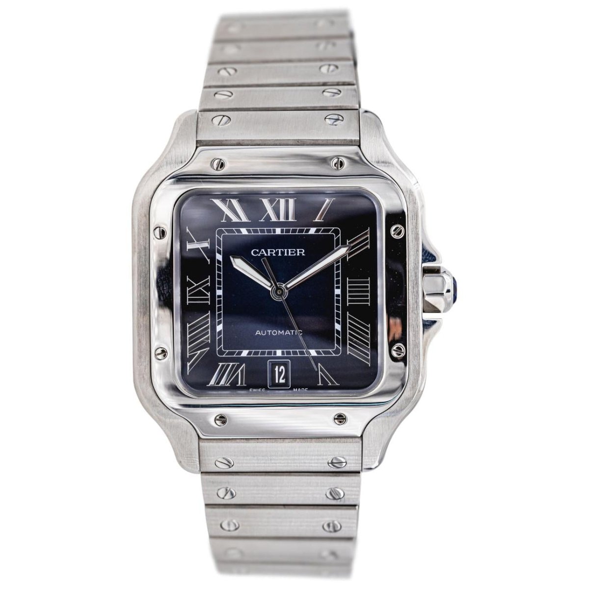 Montre CARTIER "Santos" en acier - Castafiore