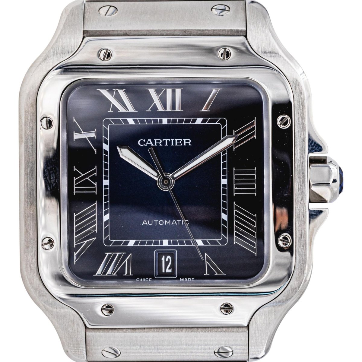 Montre CARTIER "Santos" en acier - Castafiore