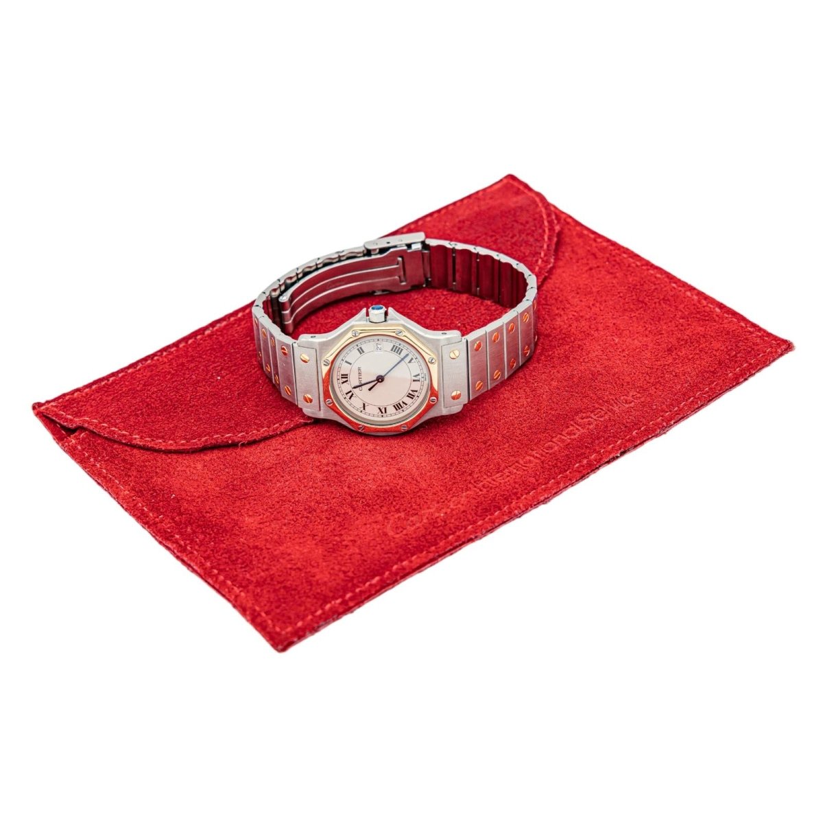 Montre CARTIER, "Santos" en acier - Castafiore