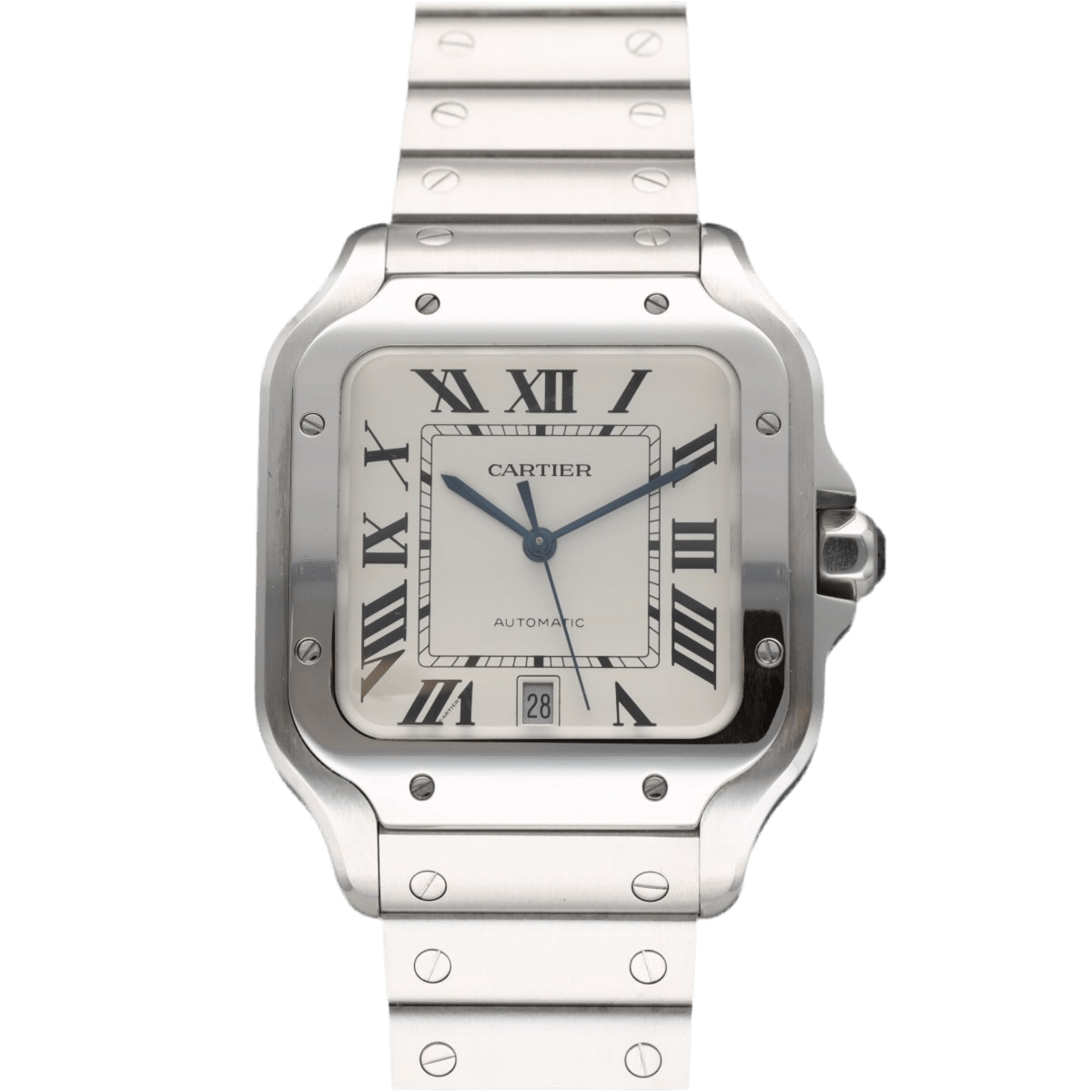 Montre CARTIER "Santos" en acier - Castafiore