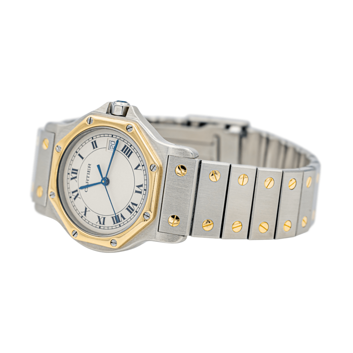 Montre CARTIER, "Santos" en acier - Castafiore