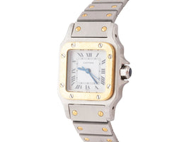 Montre CARTIER Santos en or et acier - Castafiore