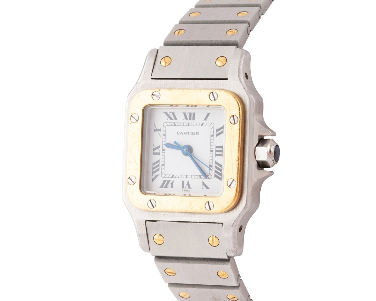 Montre CARTIER Santos en or et acier - Castafiore