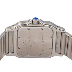 Montre CARTIER "Santos" en or jaune, acier et quartz - Castafiore