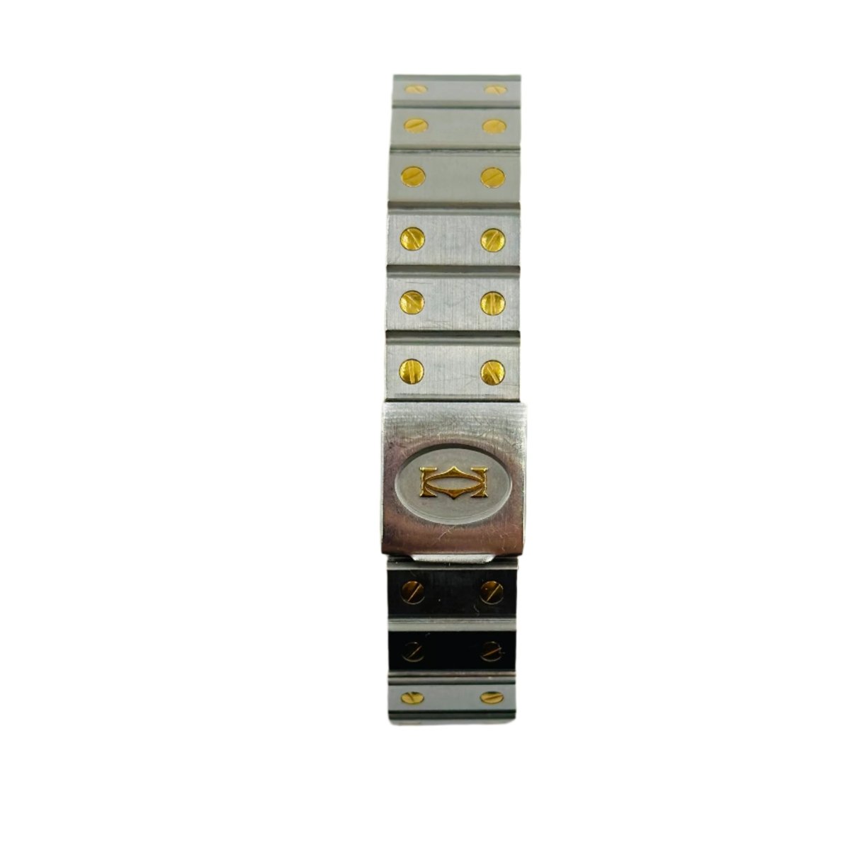 Montre CARTIER "Santos" en or jaune et acier - Castafiore