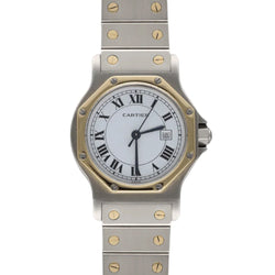Montre CARTIER "Santos" en or jaune et acier - Castafiore