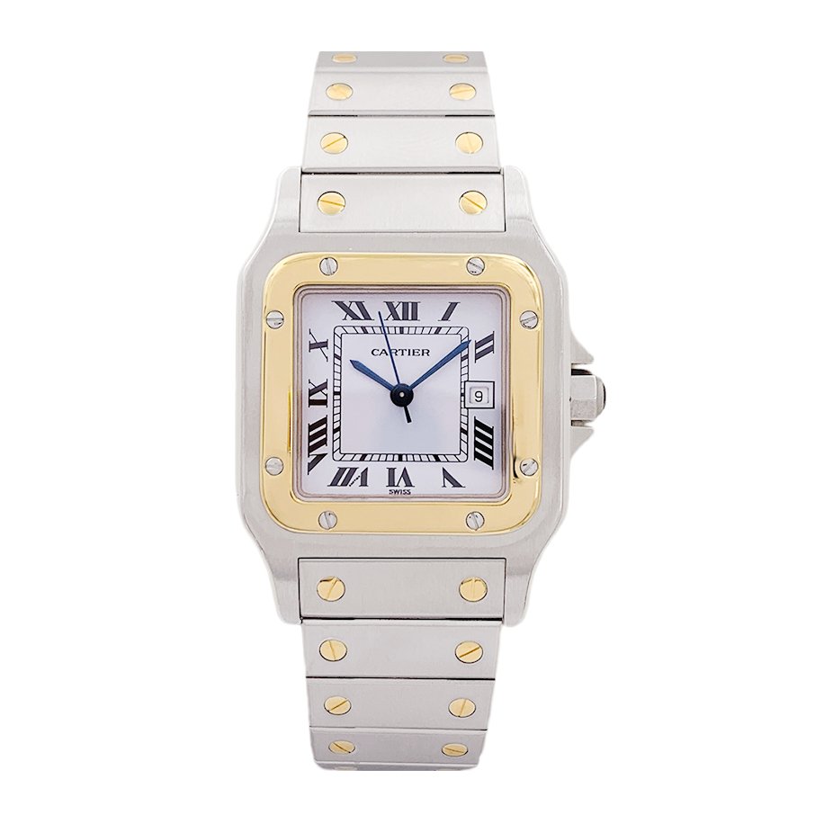 Montre CARTIER "Santos" en or jaune et acier - Castafiore